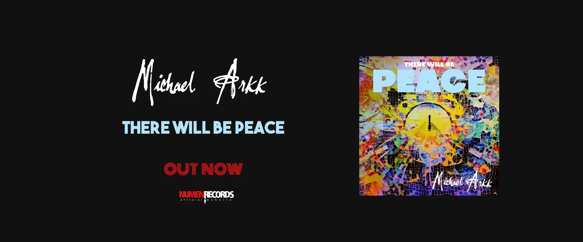 MICHAEL-ARKK-THERE-WILL-BE-PEACE-SLIDE BANNER